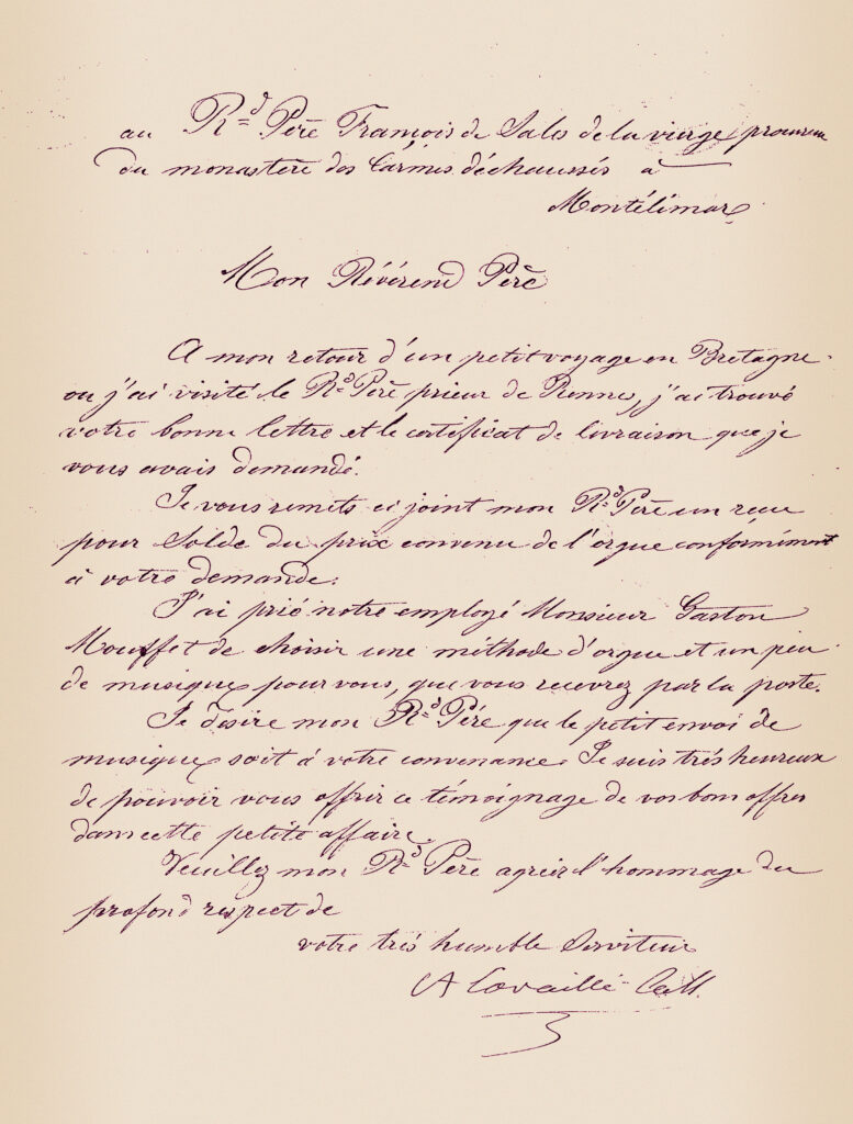 Cavaille-Coll Courrier rvb2